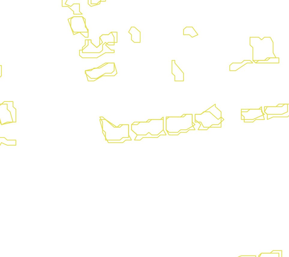 Daksegment met contourlijnen en structuurweergave