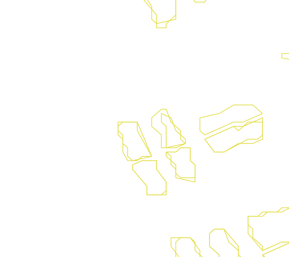 Daksegment ingezoomd met contourlijnen en structuurweergave