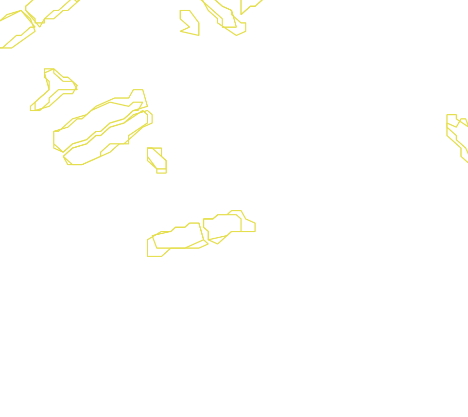 Daksegment met contourlijnen en structuurweergave