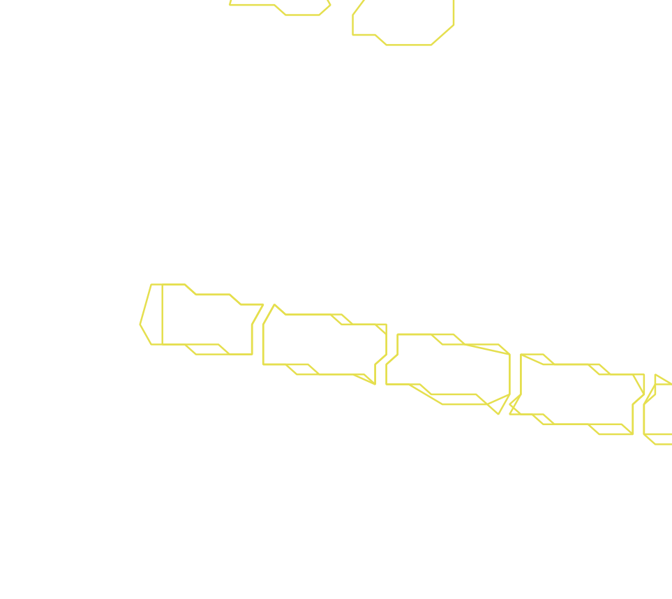 Daksegment ingezoomd met contourlijnen en structuurweergave