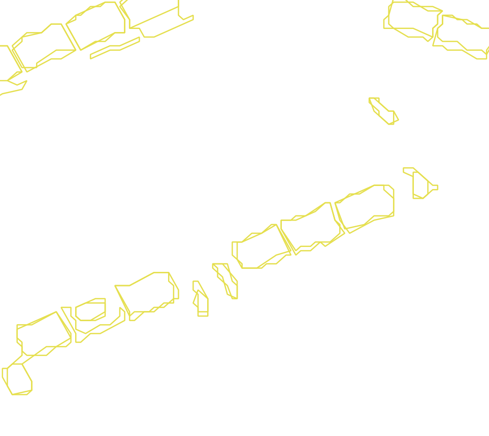 Daksegment met contourlijnen en structuurweergave