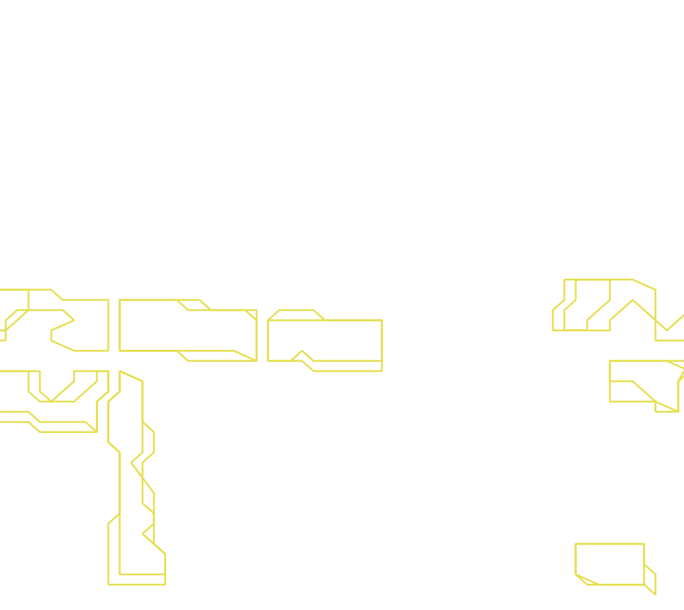 Daksegment ingezoomd met contourlijnen en structuurweergave