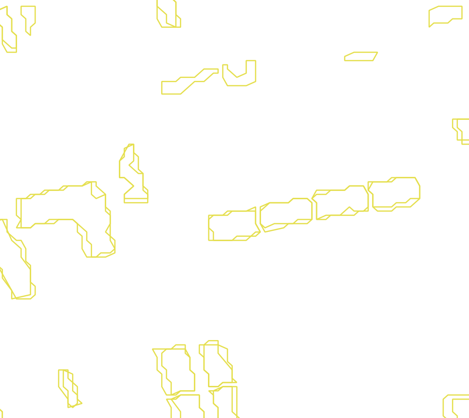 Daksegment met contourlijnen en structuurweergave