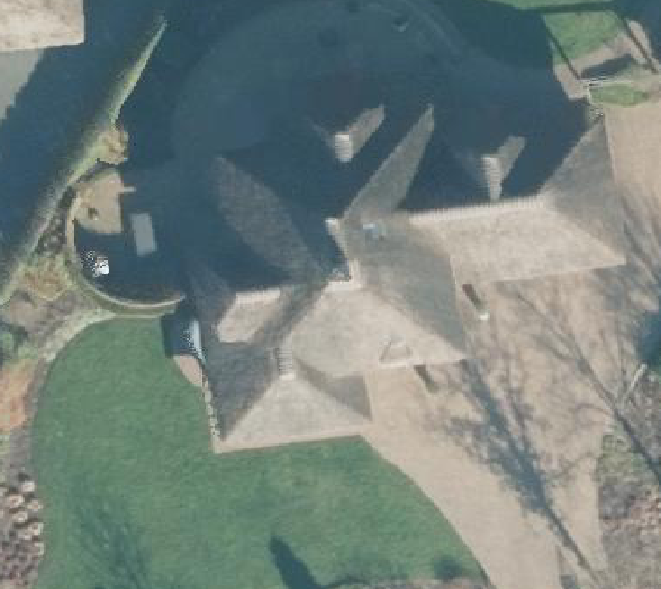 True ortho luchtfoto van Losser met zicht op woning