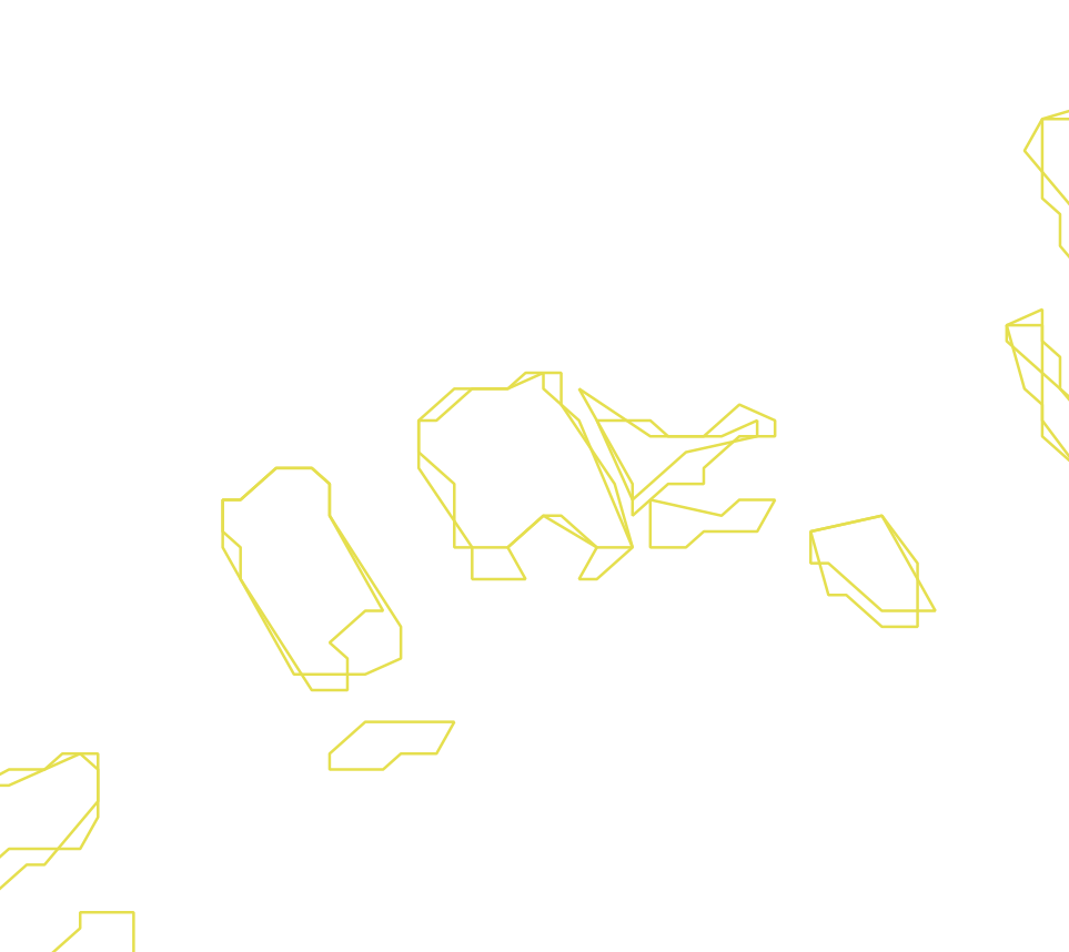 Daksegment ingezoomd met contourlijnen en structuurweergave