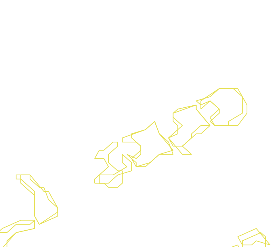 Daksegment ingezoomd met contourlijnen en structuurweergave