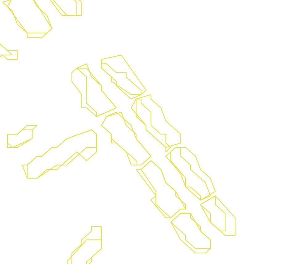 Daksegment ingezoomd met contourlijnen en structuurweergave