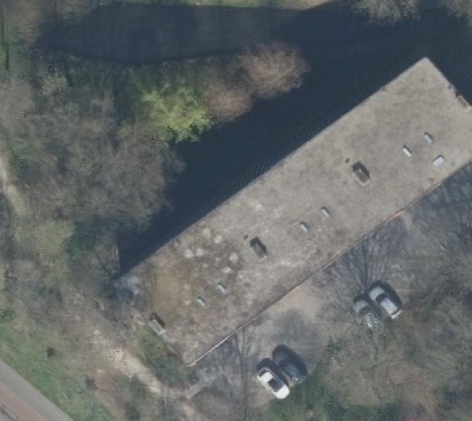 True ortho Luchtfoto op daksegment