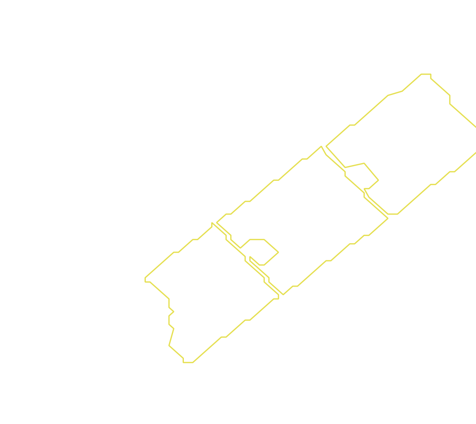 Daksegment met contourlijnen en structuurweergave