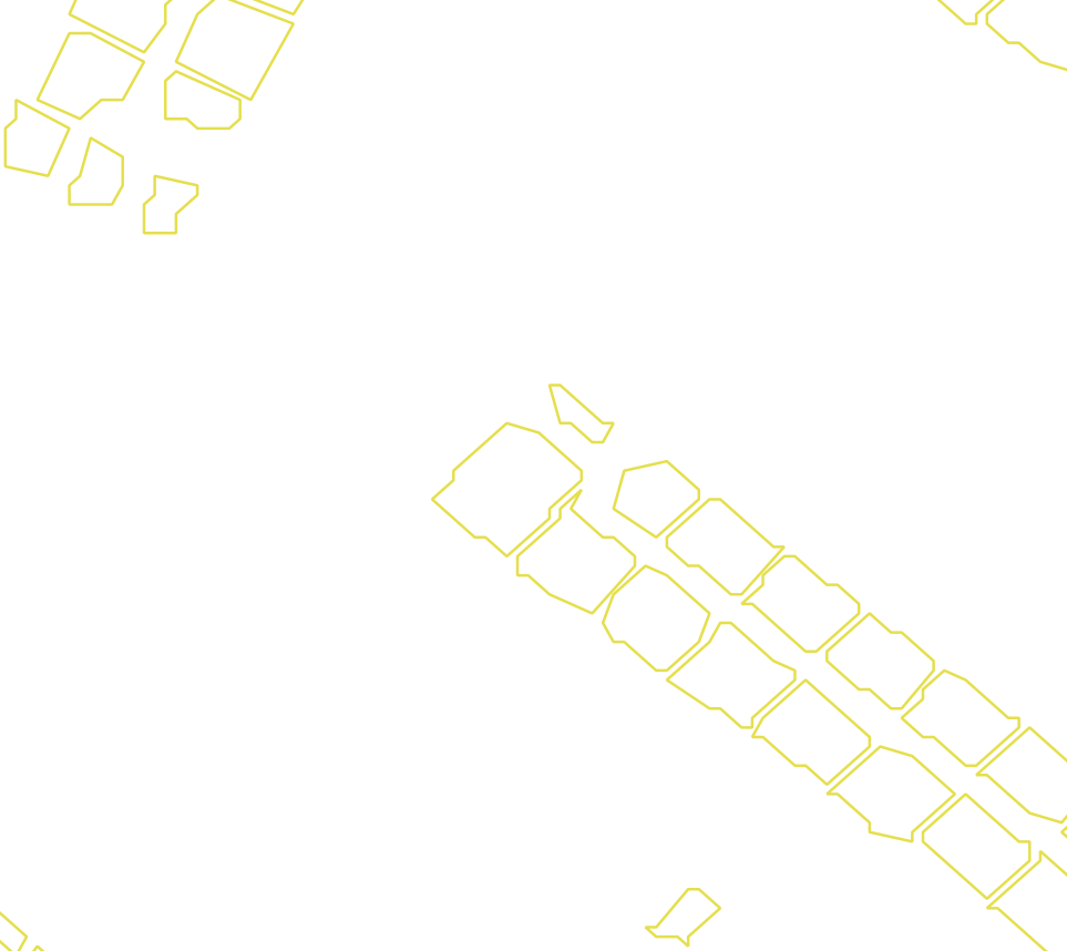Daksegment met contourlijnen en structuurweergave