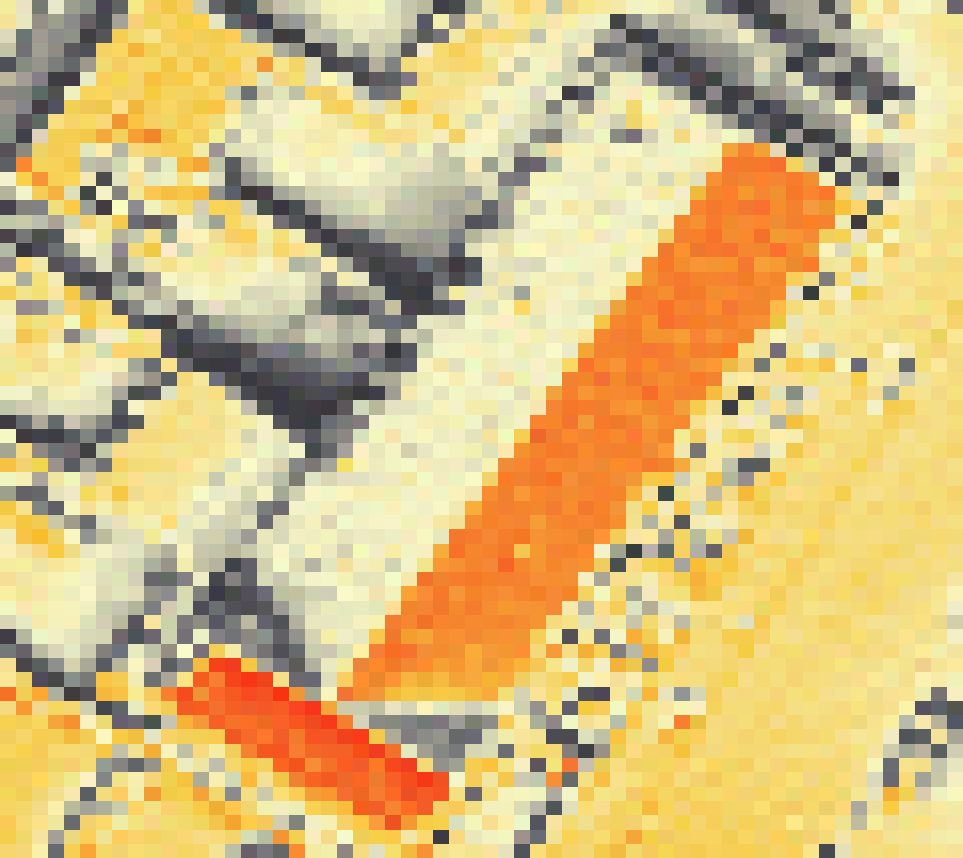 PV-irradiatie op daksegment ingezoomd met intensiteitsverdeling van zonlicht