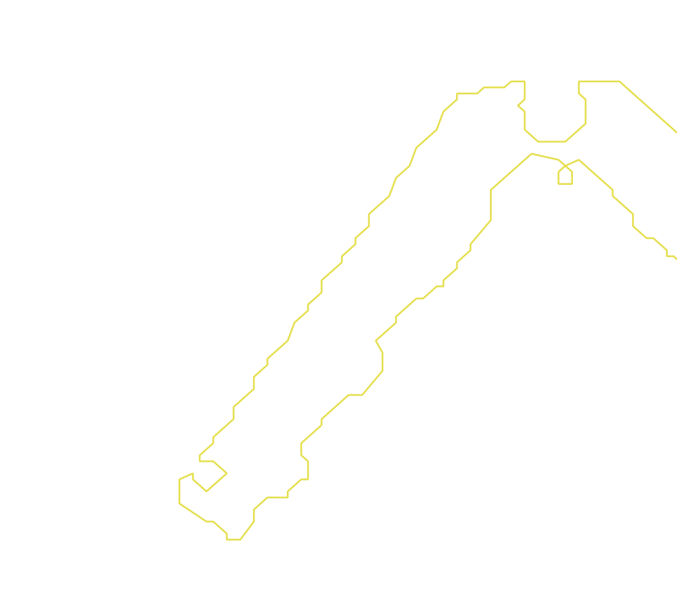 Daksegment met contourlijnen en structuurweergave