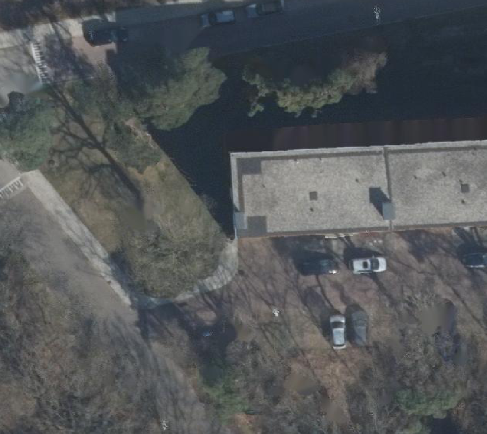 True ortho Luchtfoto op daksegment