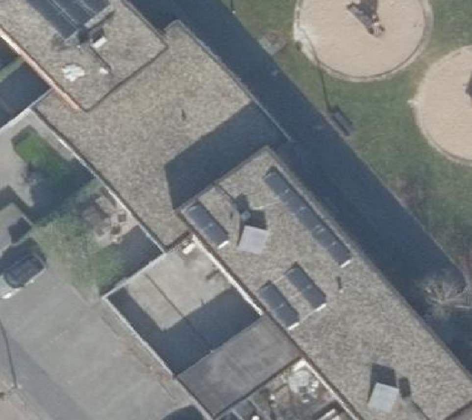 True ortho luchtfoto van Amersfoort met zicht op woning