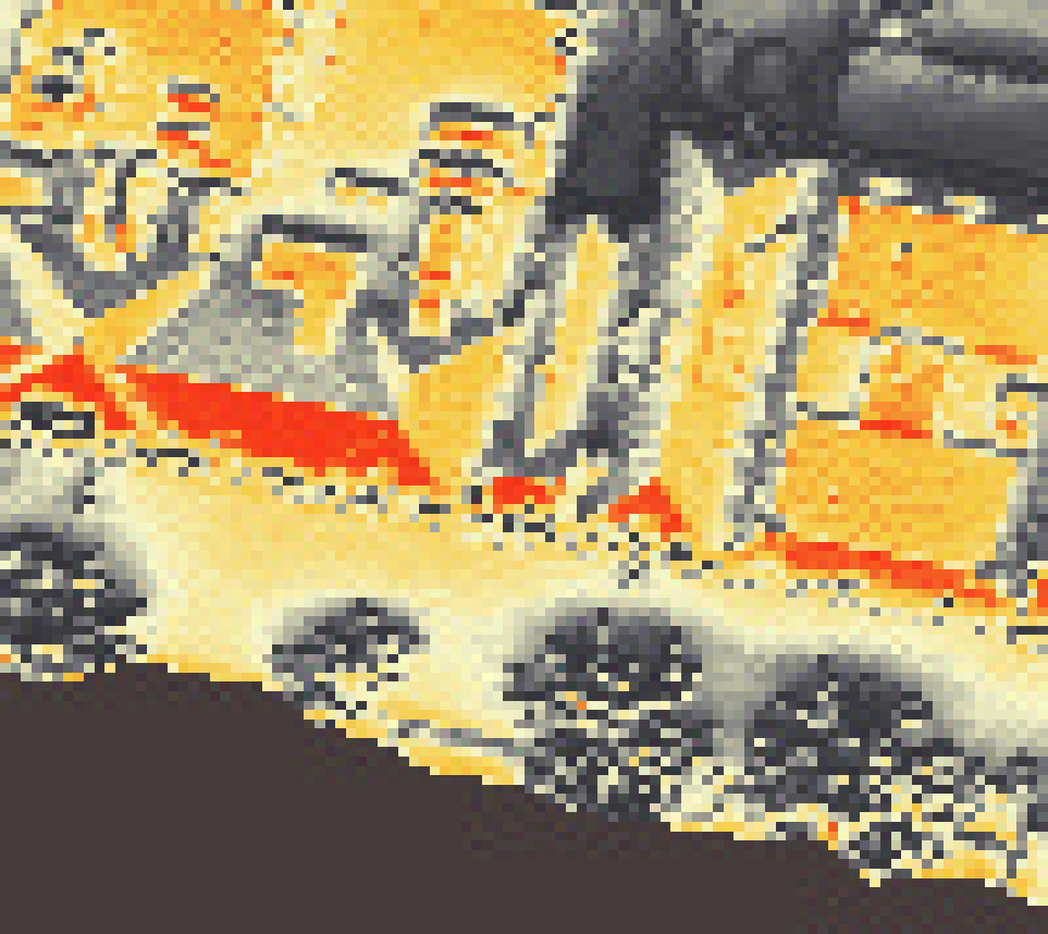 PV-irradiatie op daksegment met intensiteitsverdeling van zonlicht