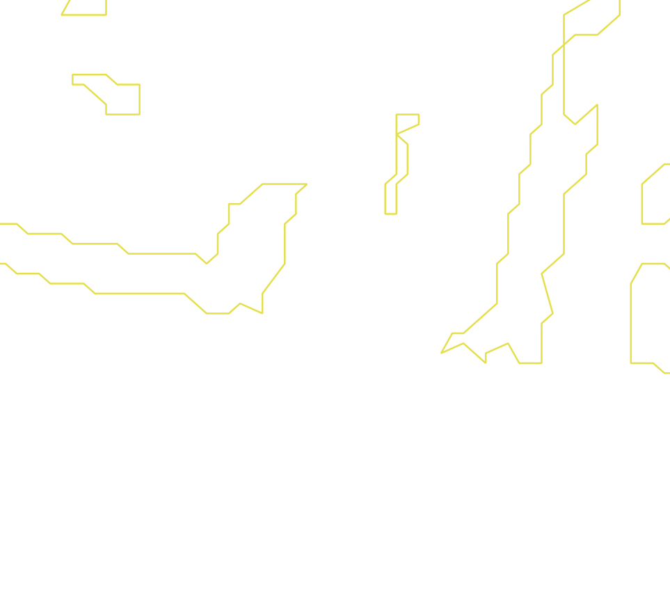 Daksegment ingezoomd met contourlijnen en structuurweergave