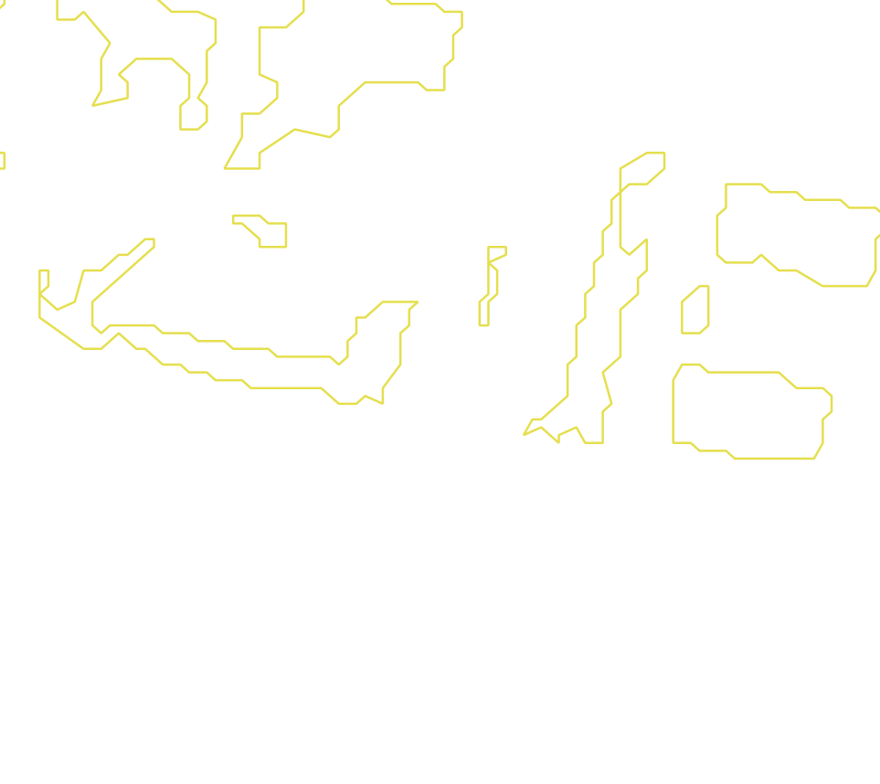 Daksegment met contourlijnen en structuurweergave