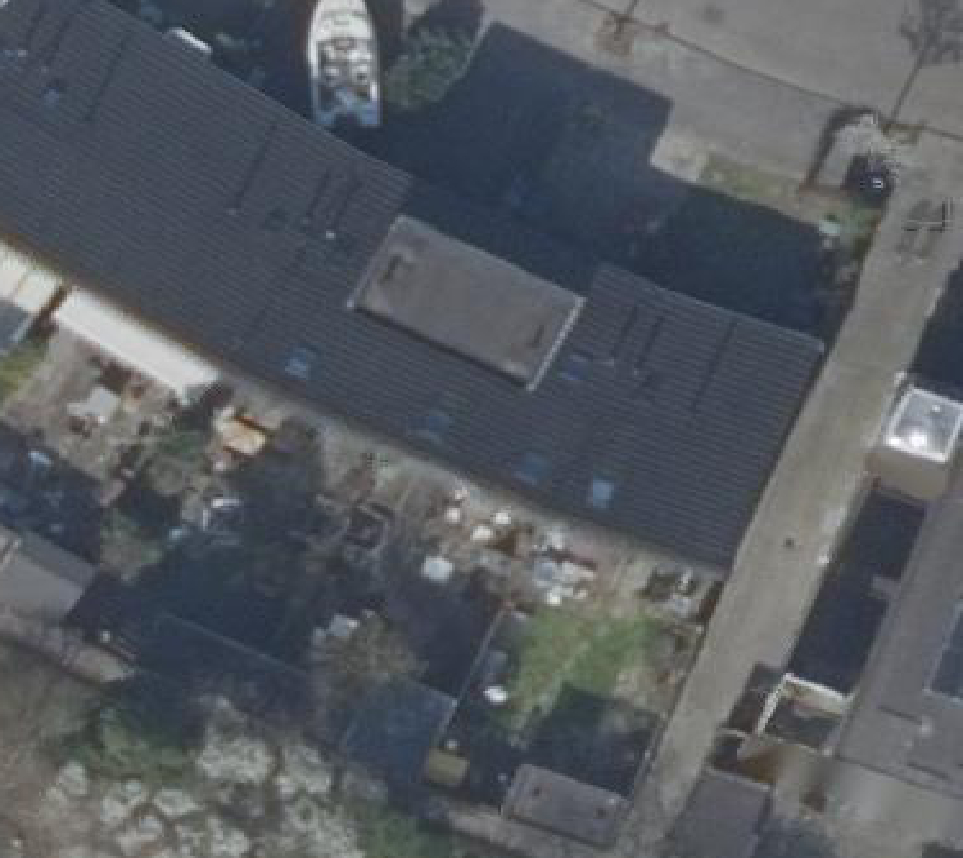 True ortho luchtfoto van Alkmaar met zicht op woning