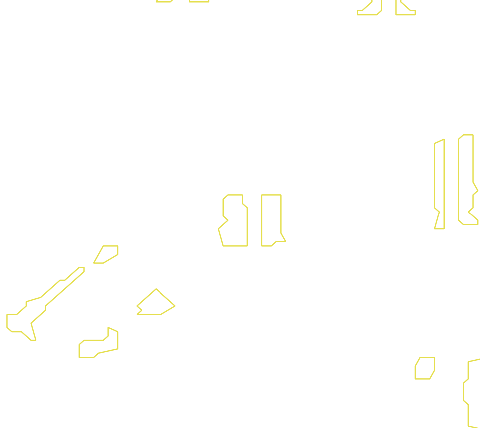 Daksegment met contourlijnen en structuurweergave