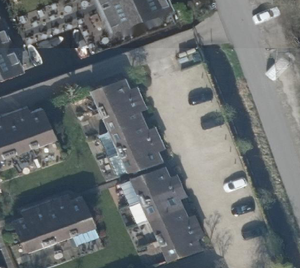 True ortho Luchtfoto op daksegment