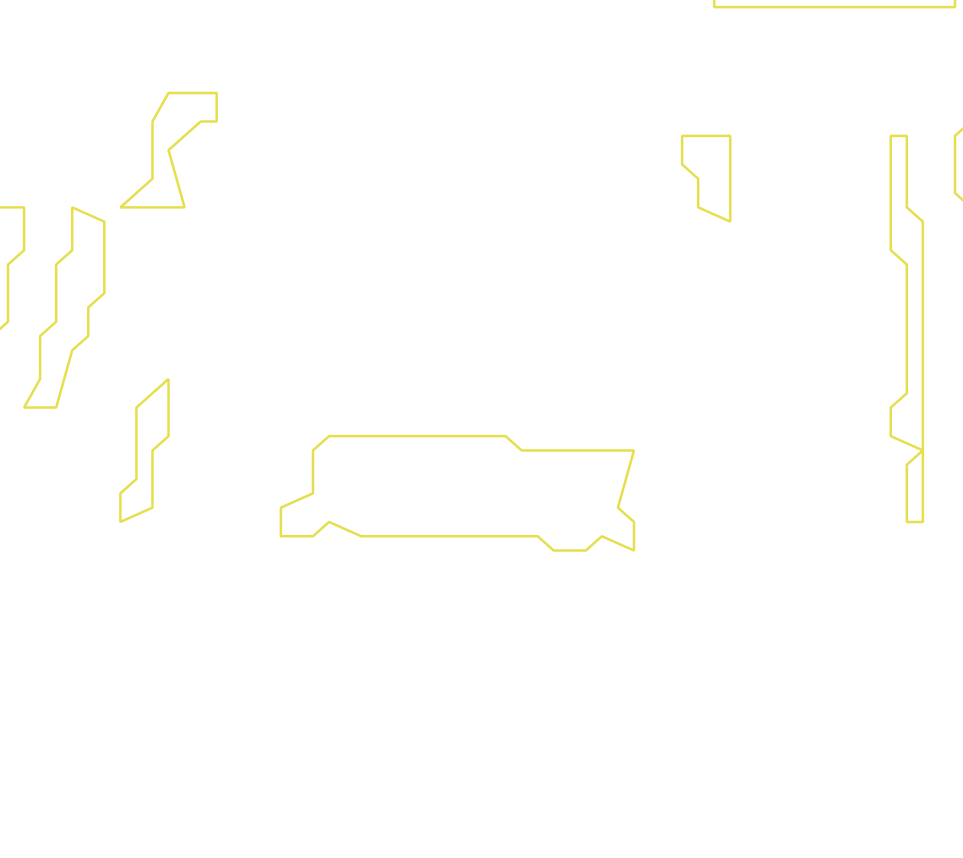 Daksegment ingezoomd met contourlijnen en structuurweergave