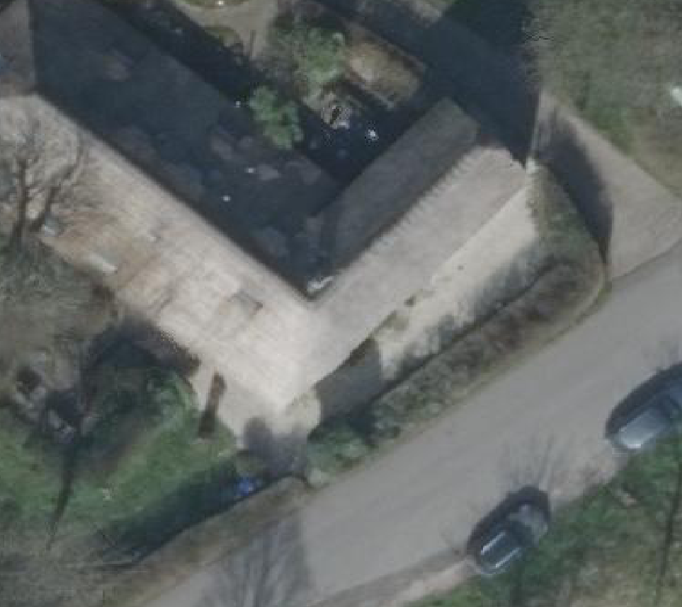 True ortho luchtfoto van Abcoude met zicht op woning