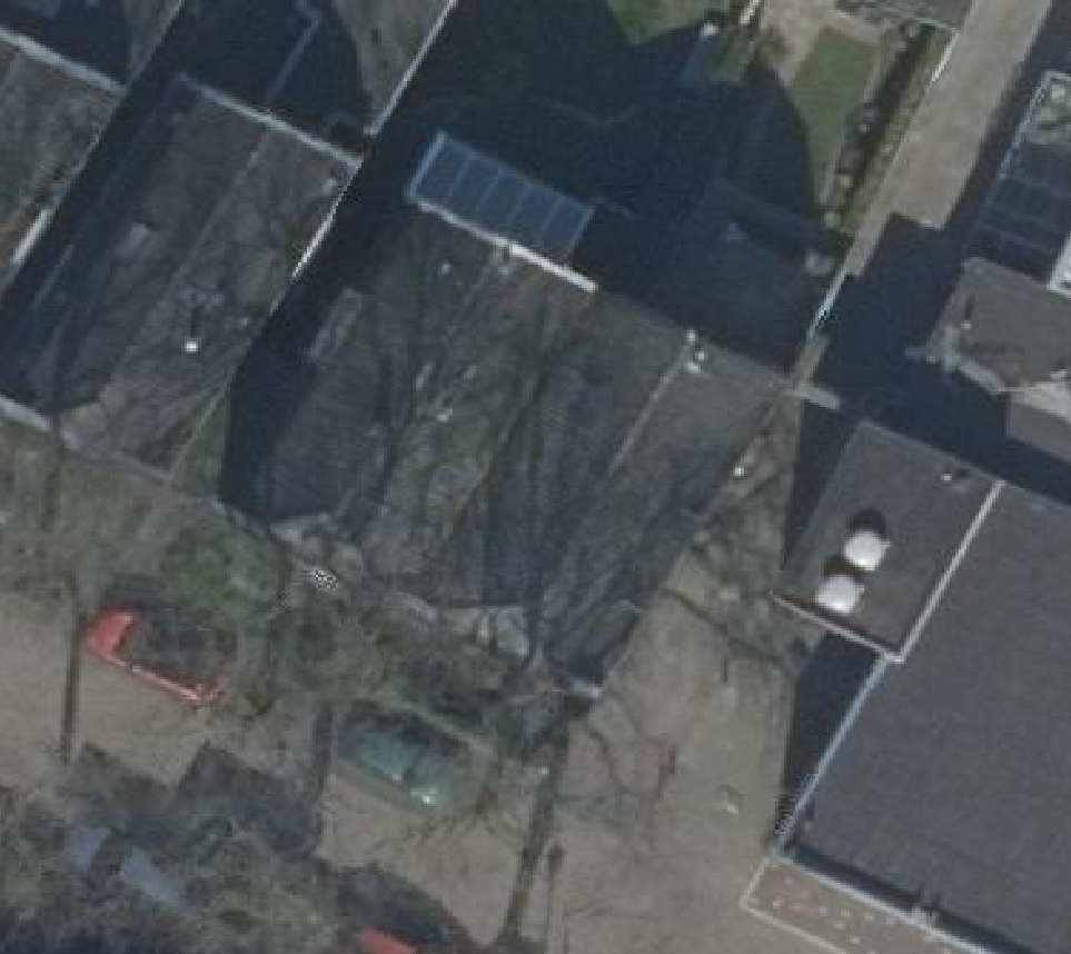 True ortho luchtfoto van Abcoude met zicht op woning
