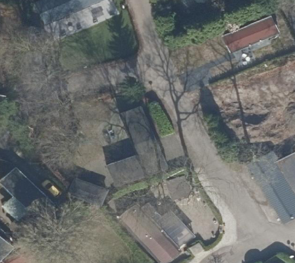 True ortho Luchtfoto op daksegment