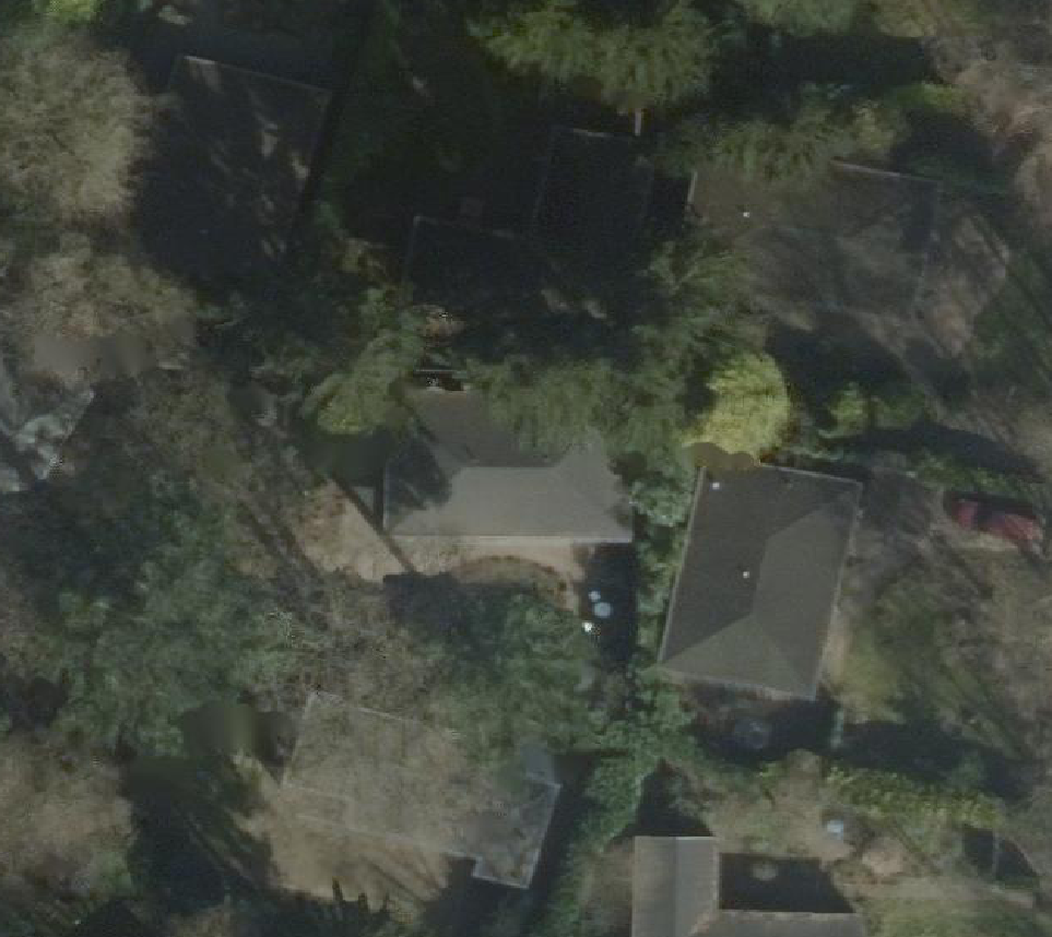 True ortho Luchtfoto op daksegment