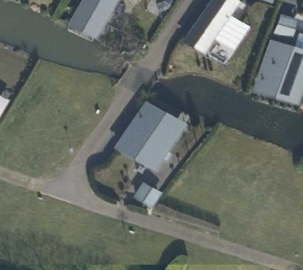 True ortho Luchtfoto op daksegment