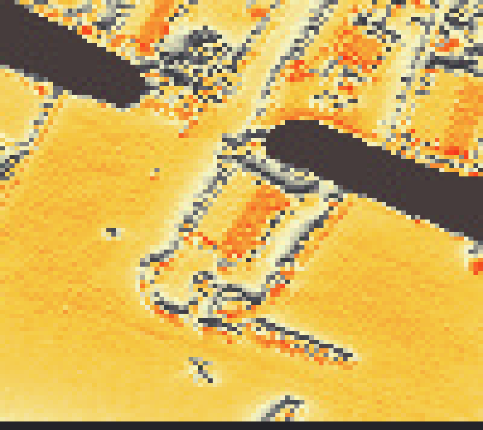 PV-irradiatie op daksegment met intensiteitsverdeling van zonlicht
