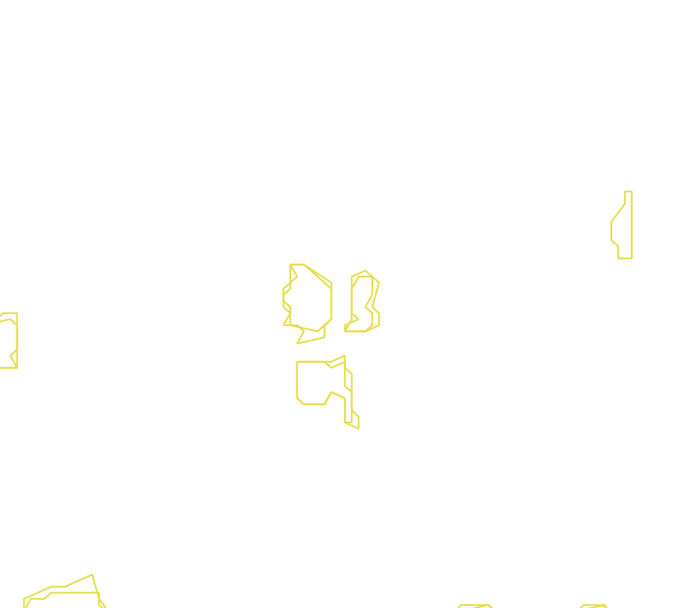Daksegment met contourlijnen en structuurweergave