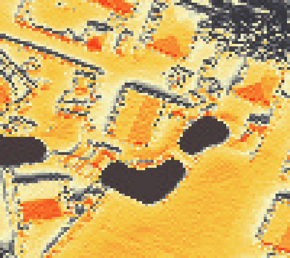 PV-irradiatie op daksegment met intensiteitsverdeling van zonlicht