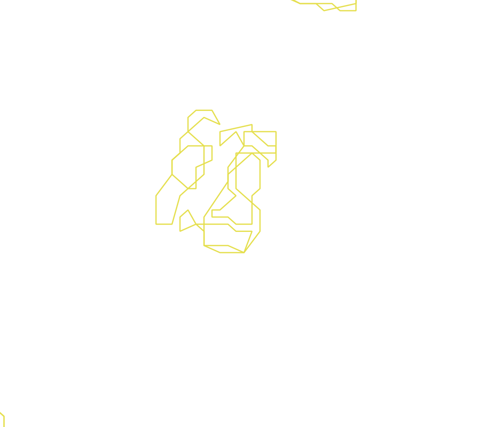 Daksegment ingezoomd met contourlijnen en structuurweergave