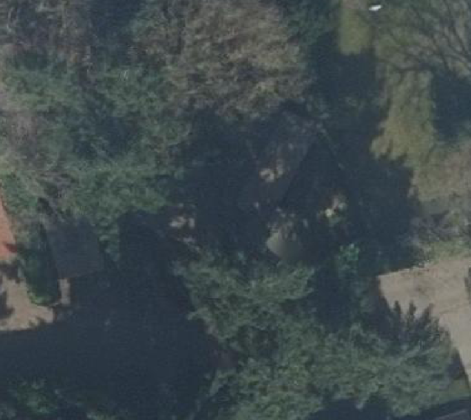 True ortho luchtfoto van Voorthuizen met zicht op woning