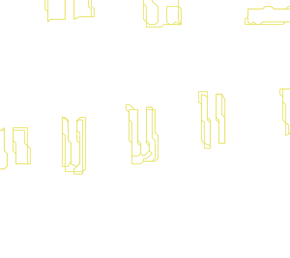Daksegment met contourlijnen en structuurweergave