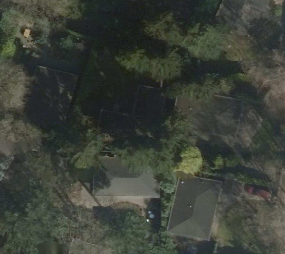 True ortho Luchtfoto op daksegment
