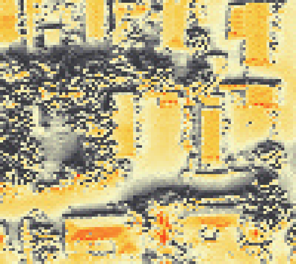 PV-irradiatie op daksegment met intensiteitsverdeling van zonlicht