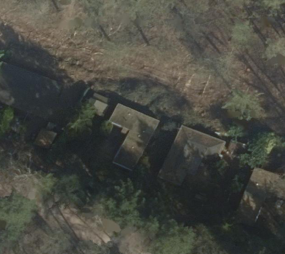 True ortho Luchtfoto op daksegment