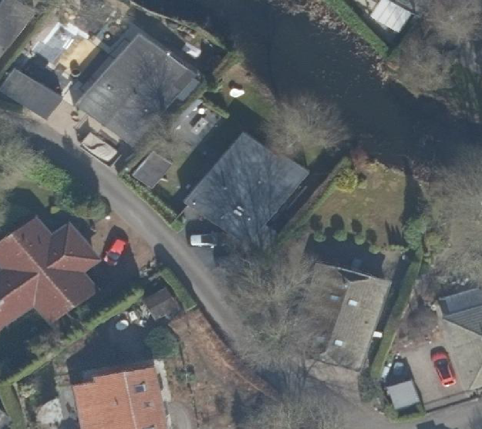 True ortho Luchtfoto op daksegment