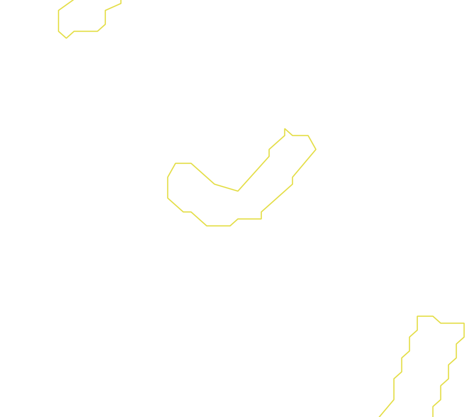 Daksegment ingezoomd met contourlijnen en structuurweergave