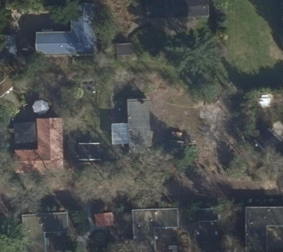 True ortho Luchtfoto op daksegment