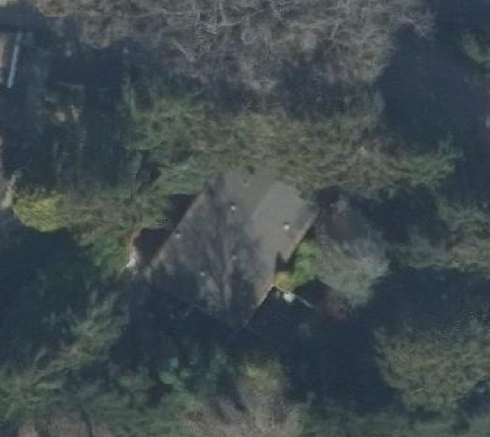 True ortho luchtfoto van Voorthuizen met zicht op woning