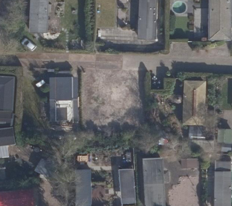 True ortho Luchtfoto op daksegment