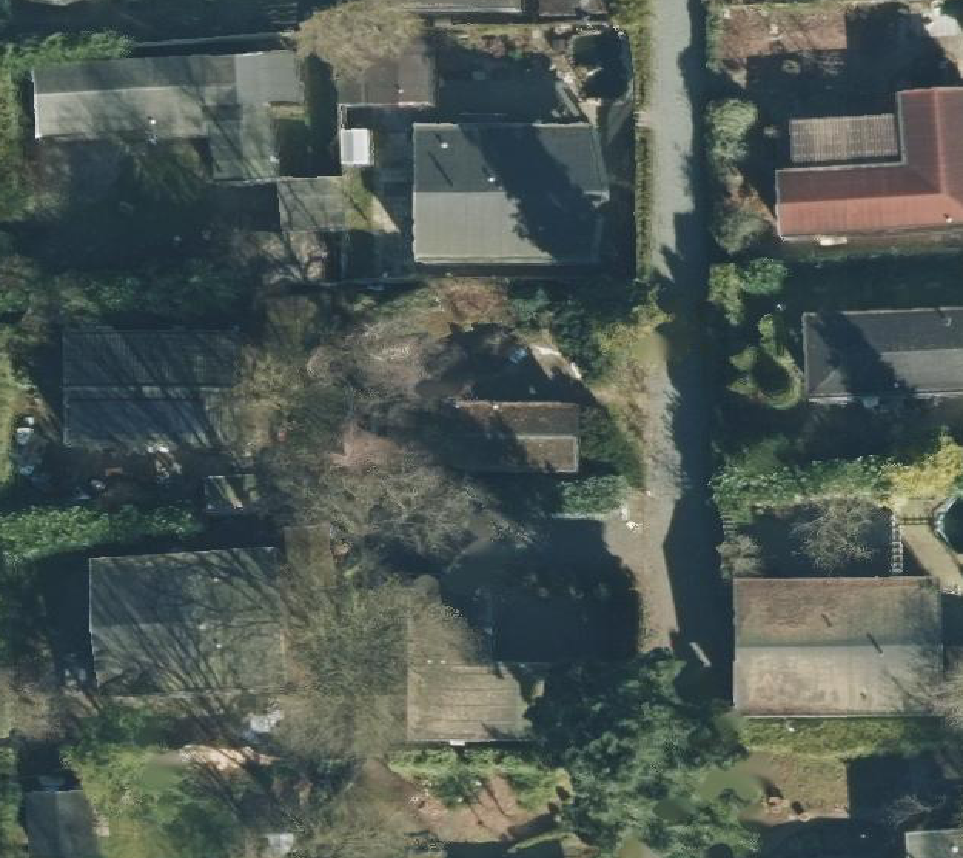 True ortho Luchtfoto op daksegment