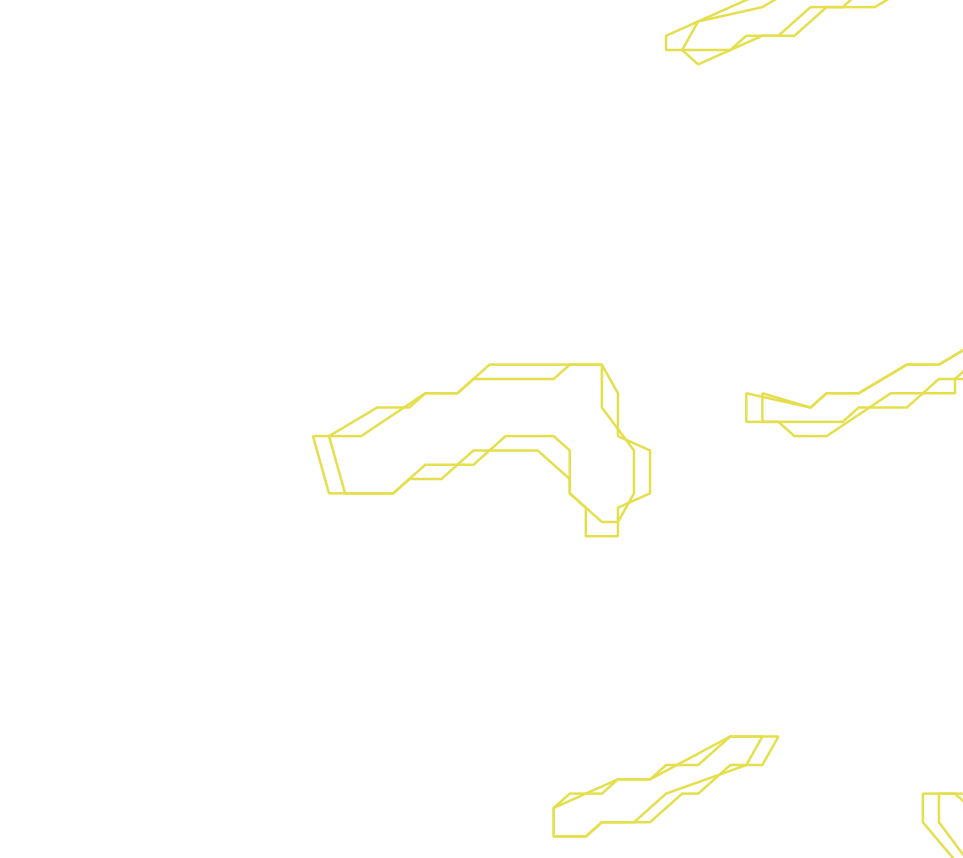 Daksegment ingezoomd met contourlijnen en structuurweergave
