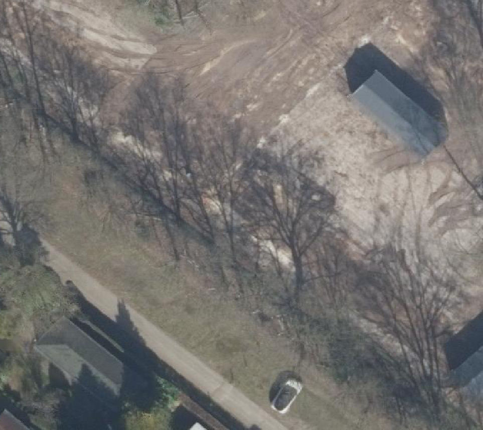True ortho Luchtfoto op daksegment