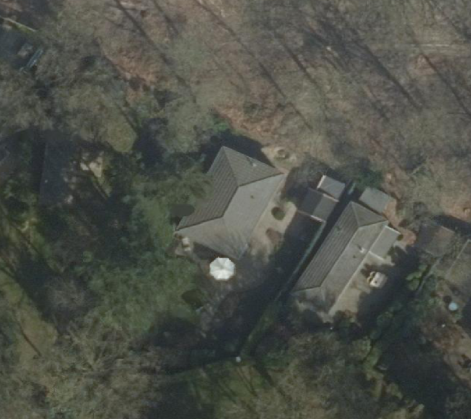 True ortho Luchtfoto op daksegment