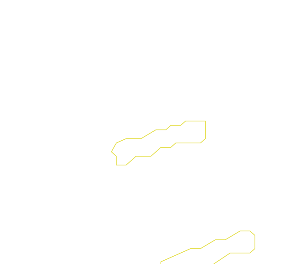 Daksegment ingezoomd met contourlijnen en structuurweergave