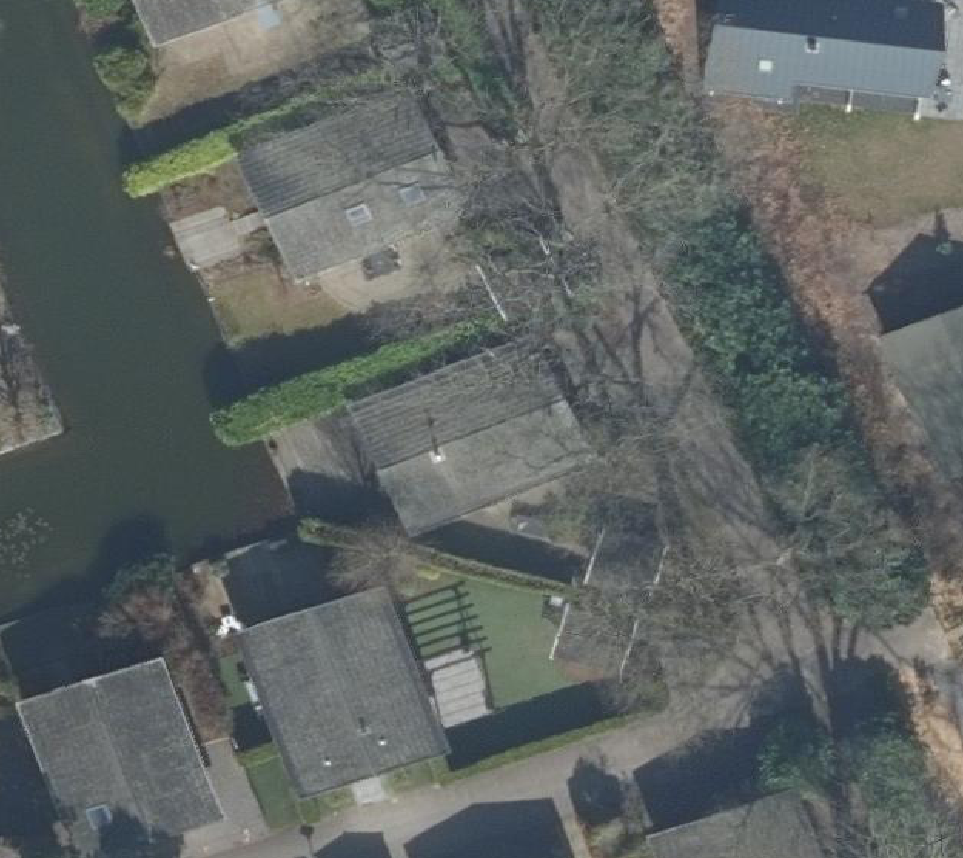 True ortho Luchtfoto op daksegment